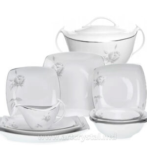 Set de veselă „Akcent Rose Grey”